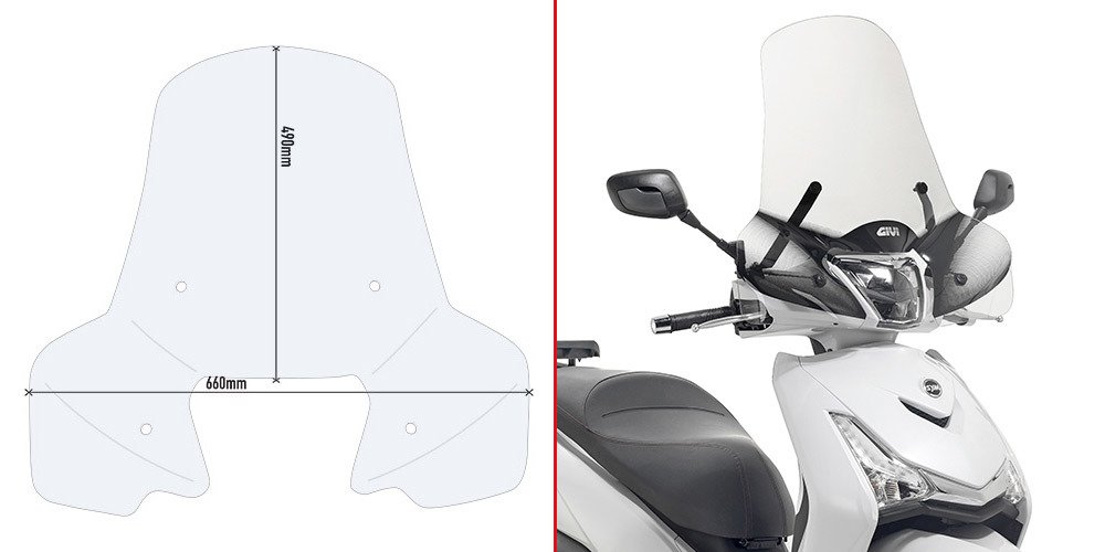Givi 7057A Piaggio Medley / Kymco People S 300 Siperlik