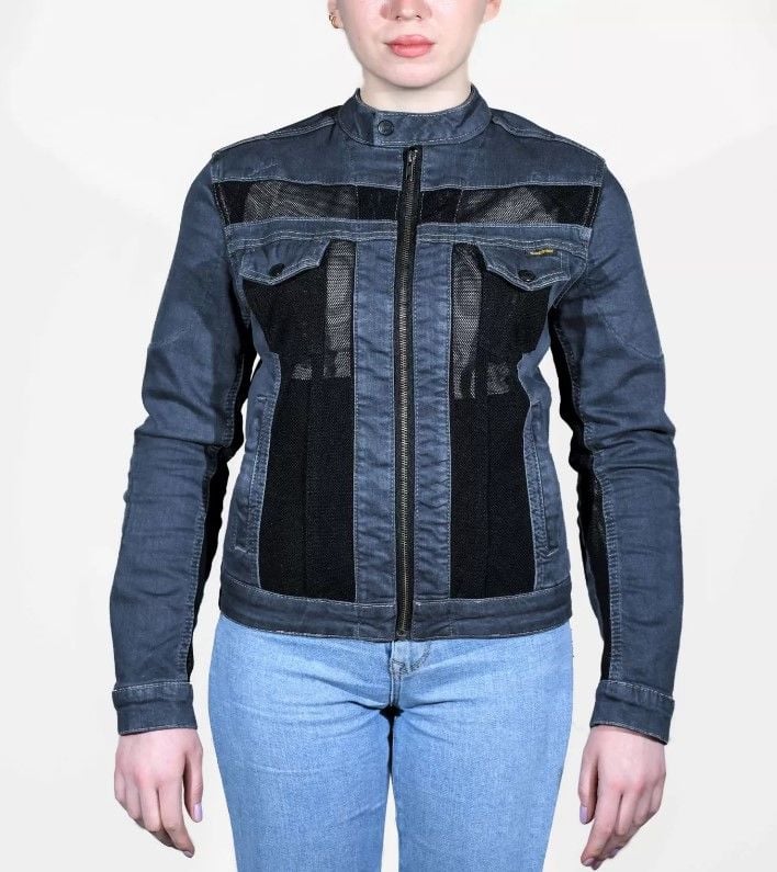 Rider Denim Duman Kadın Ceket