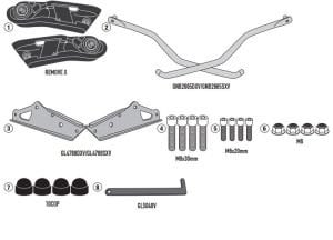 Givi Tr6419 Triumph Trident 660 Yan Kumaş Çanta Taşıyıcı