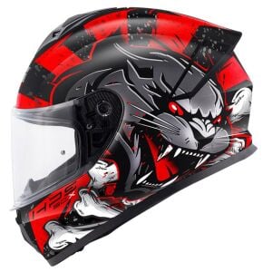 GIVI 50.X Wild Kask Mat Siyah Kırmızı