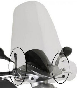 Kappa A439A Kymco Agility Ön Cam Siperlik Bağlantısı