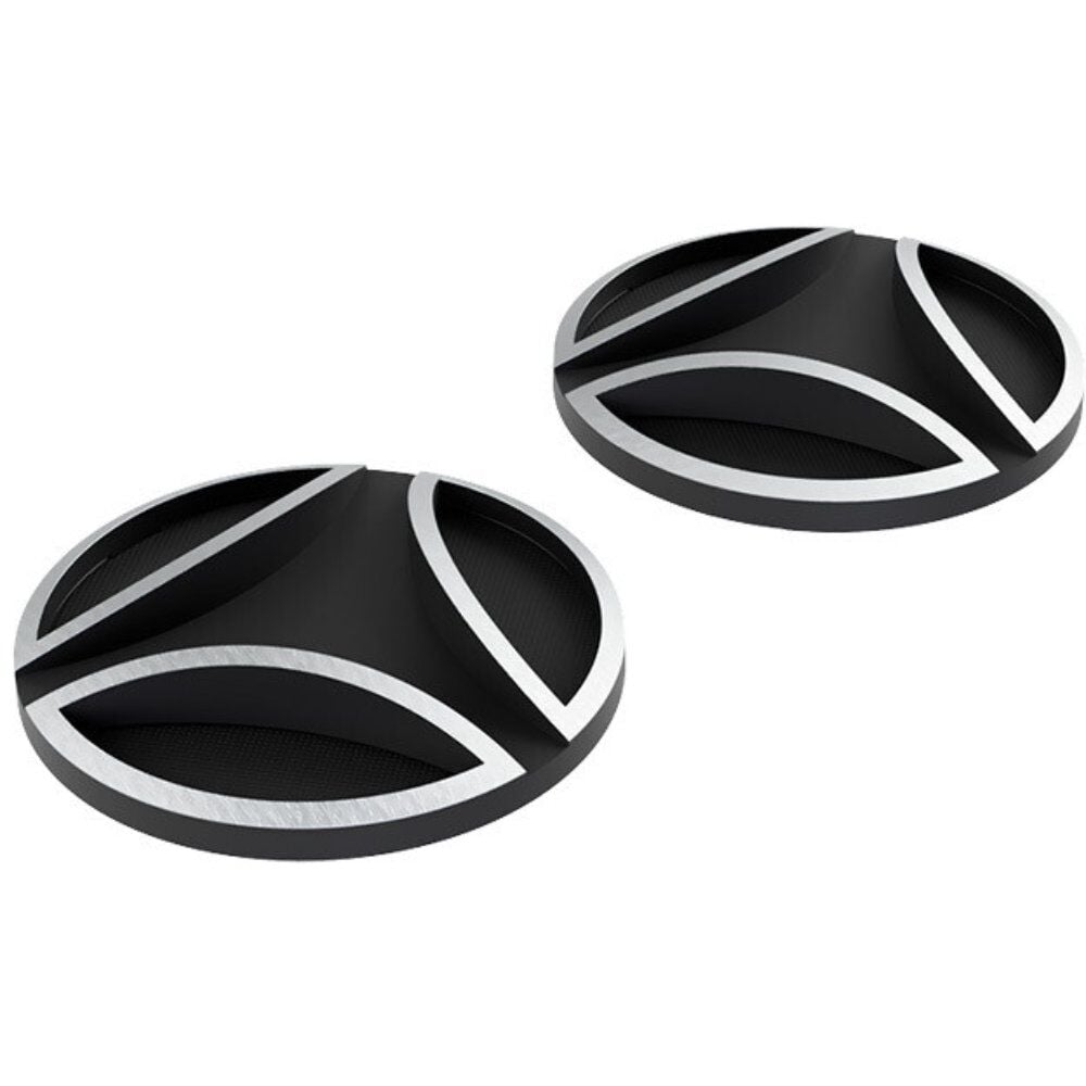 Momo Design FGTR Kask için Metal Siyah Gümüş Vizör Tutucu Plakalar