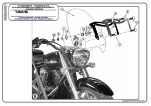Kappa AS103A2 Yamaha XVS  Midnightstar Siperlik Bağlantısı