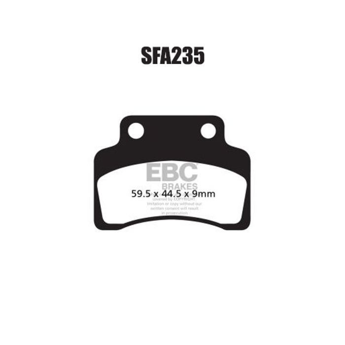 EBC SFA235 Scooter Dısc Padc Set Balck E327