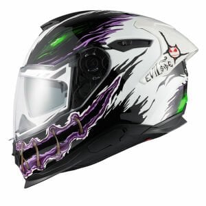 Nexx Y.100R Kask Night Rider Beyaz