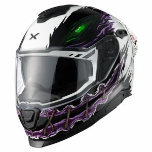 Nexx Y.100R Kask Night Rider Beyaz
