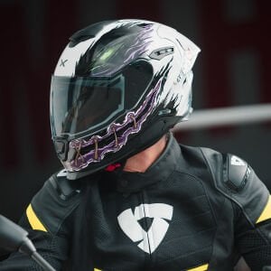 Nexx Y.100R Kask Night Rider Beyaz