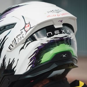 Nexx Y.100R Kask Night Rider Beyaz