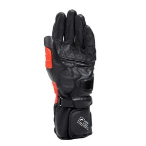 Dainese Carbon 4 Uzun Deri Eldiven Siyah Kırmızı L