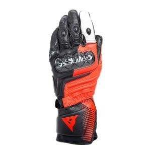 Dainese Carbon 4 Uzun Deri Eldiven Siyah Kırmızı L