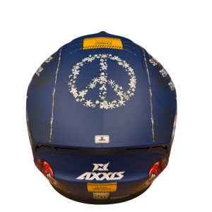 Axxis Draken S Kask Iron Peace C7 Matt Blue