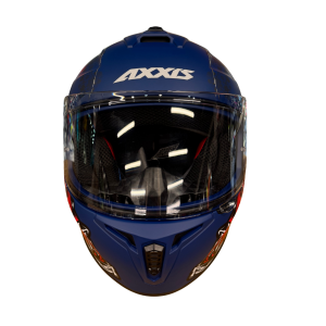 Axxis Draken S Kask Iron Peace C7 Matt Blue
