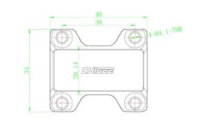 Chigee 22mm Bar Bağlantı Aparatı
