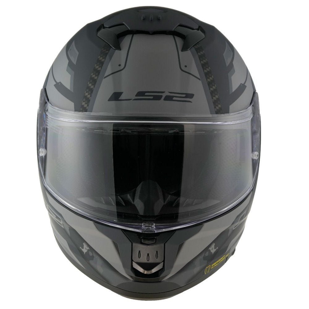 LS2 Stream 2 Shadow Mat Titanium-Gri Kask