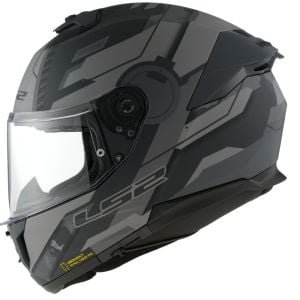 LS2 Stream 2 Shadow Mat Titanium-Gri Kask