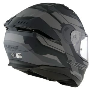 LS2 Stream 2 Shadow Mat Titanium-Gri Kask