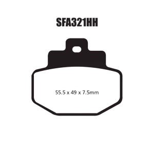 EBC SFA321HH Sintered Scooter Dısc Pad Set