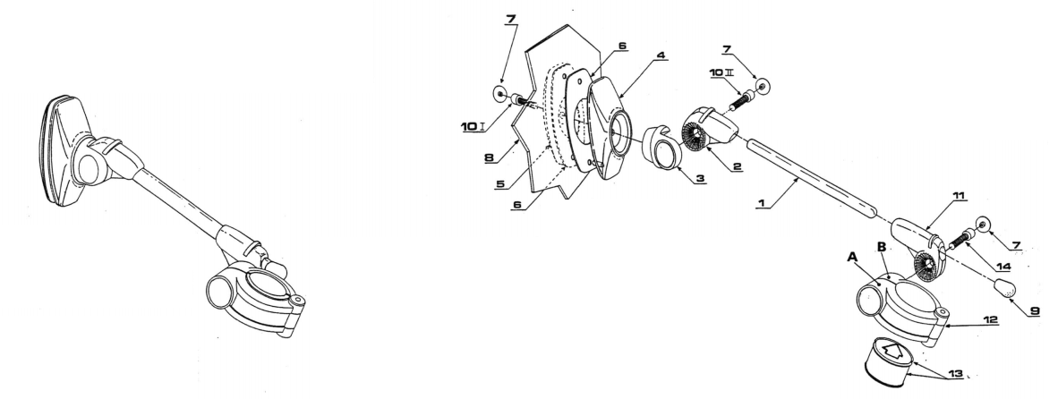 Kappa KD40 Universal Ön Cam Siperlik Bağlantısı