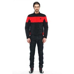 Dainese Elettrica Air Tekstil Mont Siyah Kırmızı
