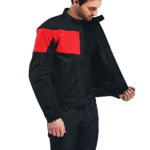 Dainese Elettrica Air Tekstil Mont Siyah Kırmızı