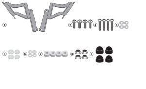 Givi A4128A Kawasaki Z 650 - Z 900 Siperlik Bağlantı Aparatı