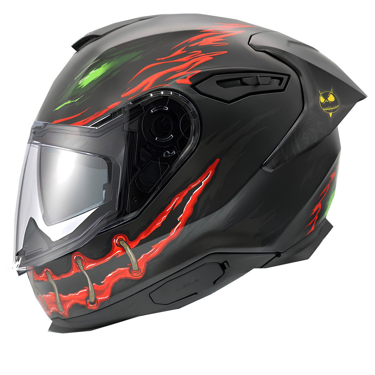 Nexx Y.100R Kask Night Rider Mat Siyah
