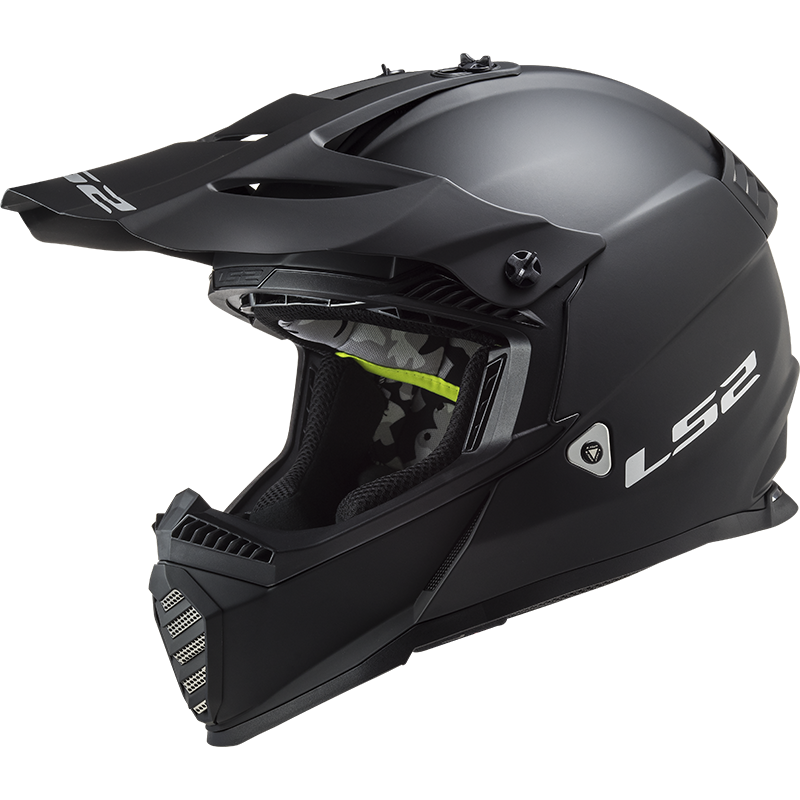 LS2 Fast Evo Kask Mat Siyah L