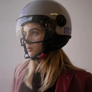 MomoDesign FGTR Kask Classic Flip Blue Fucsia