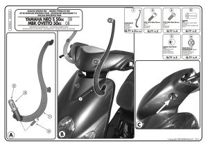 Kappa A285AK Yamaha Neos 50 Siperlik Bağlantısı