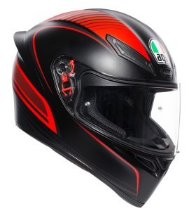 AGV K1 Kask Warm Up Matt Black Red