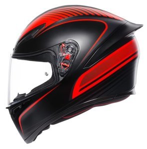AGV K1 Kask Warm Up Matt Black Red