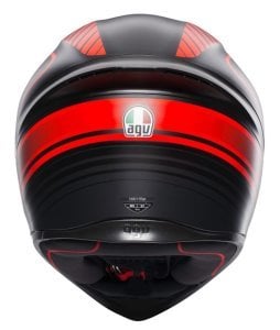 AGV K1 Kask Warm Up Matt Black Red