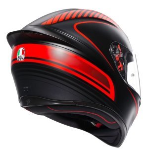 AGV K1 Kask Warm Up Matt Black Red