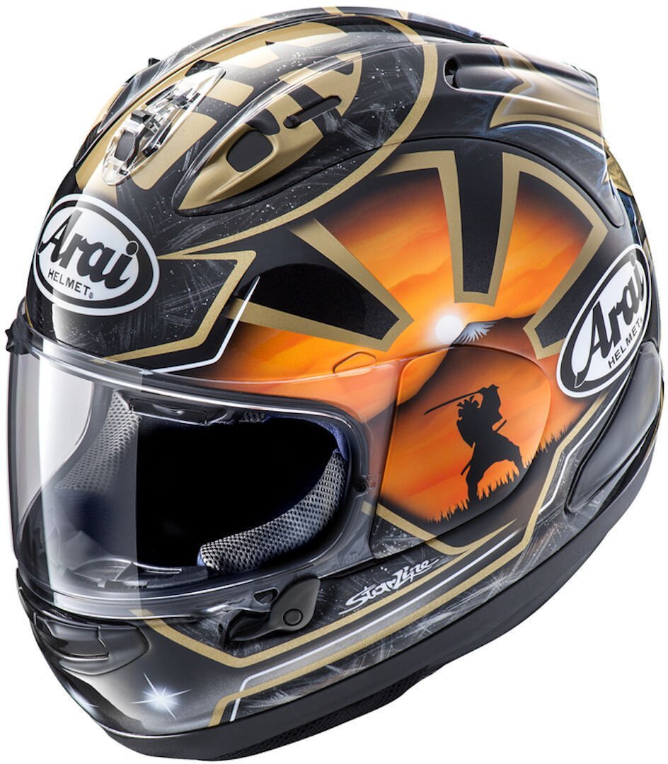 Arai RX-7V Evo Kask Pedrosa Spirit Gold