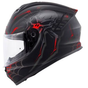 GIVI 50.X Arachno Kask Mat Siyah Kırmızı