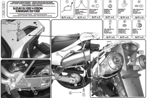 Givi PL528 Suzuki DL 1000 V-Strom Yan Çanta Demiri