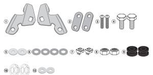 Givi D1163KIT Honda Pcx 125 Ön Cam Siperlik Bağlantısı