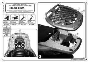 Kappa KE2230 Honda SH300i Arka Çanta Demiri