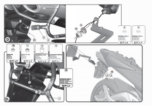 Givi PLX538 Suzuki Gsr 600 (06-11) Yan Çanta Demiri