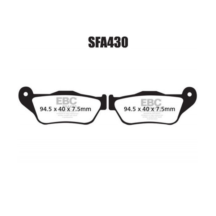 EBC SFA430 Sintered Scooter Dısc Pad Set Black E32