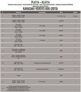 Givi PL4114 Kawasaki Versys 650 (15) Yan Çanta Demiri