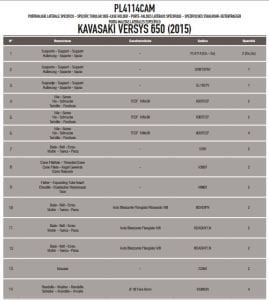 Givi PL4114Cam Kawasaki Versys 650 (15) Yan Çanta Demiri