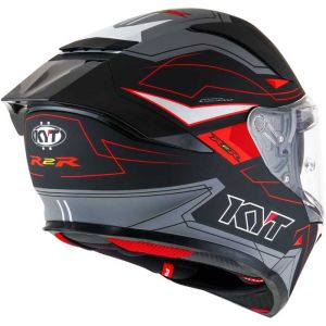 KYT R2R Kask LED Mat Siyah Gri