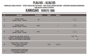 Givi PLR4105 Kawasaki Versys 1000 Yan Çanta Demiri