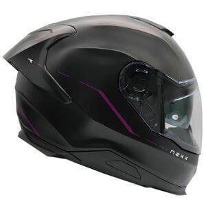 Nexx Y.100R Kask React Mat Siyah Mor