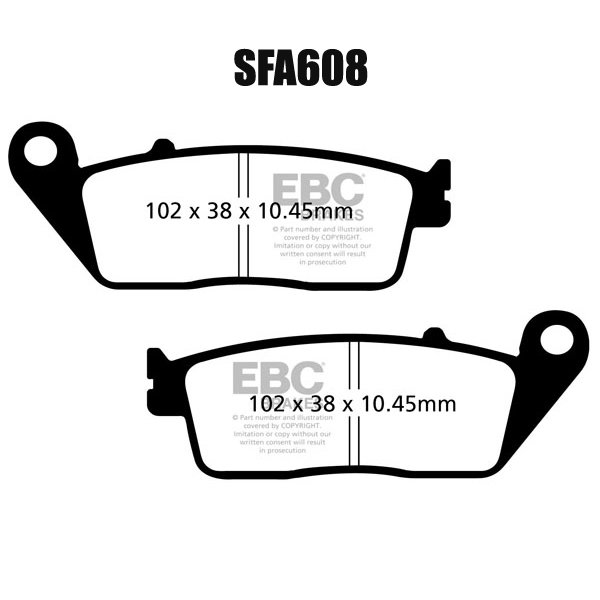 EBC SFA608 Scooter Fren Balatası