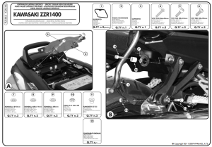 Givi PLX446 Kawasaki Zzr 1400 - Zx 14 Yan Çanta Demiri