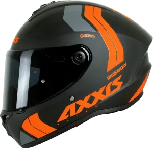 AXXIS Draken S Kask Slide B4 Matt Orange