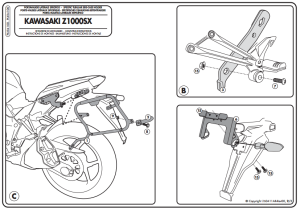Givi PLXR4100 Kawasaki Z 1000 Sx  Yan Çanta Demiri