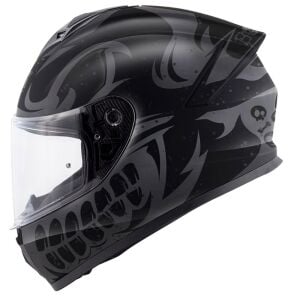GIVI 50.X Bones Kask Mat Siyah Gri